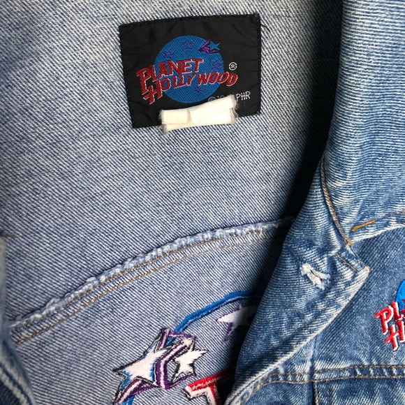 Oversized vintage jean jacket - Picture 4 of 4